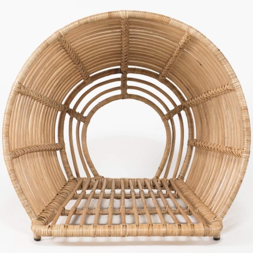Furnish Gelato Cone Cat & Dog Bed (Natural Willow)