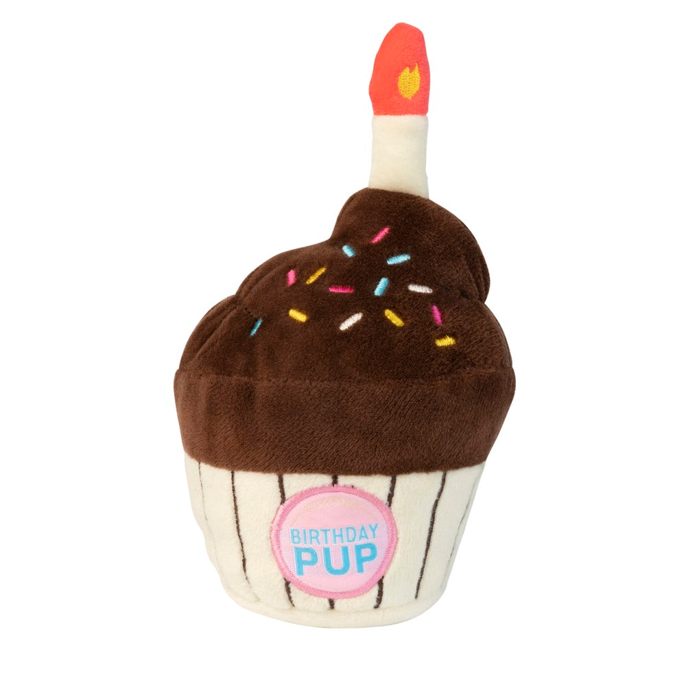 Fuzzyard Birthday Cupcake Plush Dog Toy