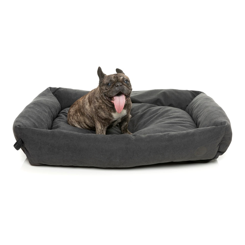 FuzzYard The Lounge Dog Bed (Charcoal)